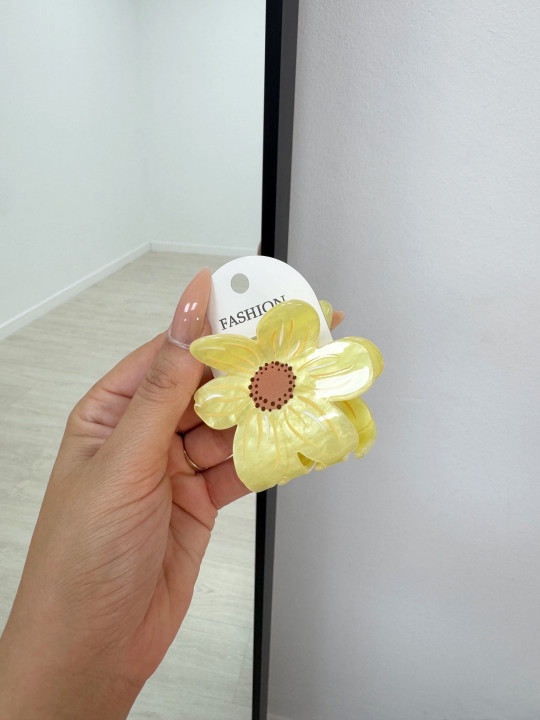 PINZA FLOR AMARILLA